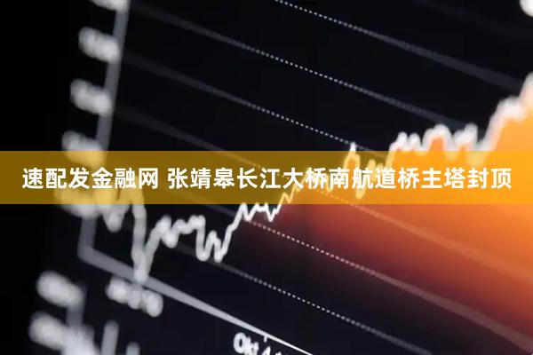 速配发金融网 张靖皋长江大桥南航道桥主塔封顶