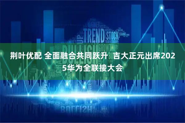 荆叶优配 全面融合共同跃升  吉大正元出席2025华为全联接大会