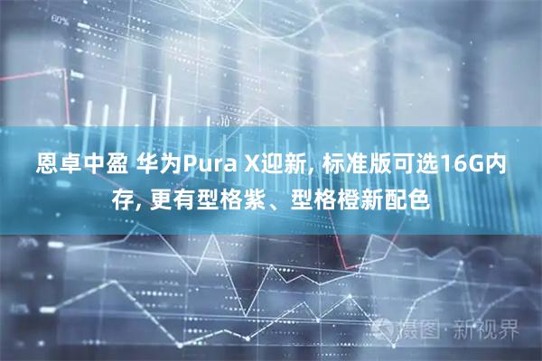 恩卓中盈 华为Pura X迎新, 标准版可选16G内存, 更有型格紫、型格橙新配色